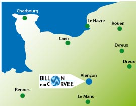 Situation de Billon Corvee en Normandie